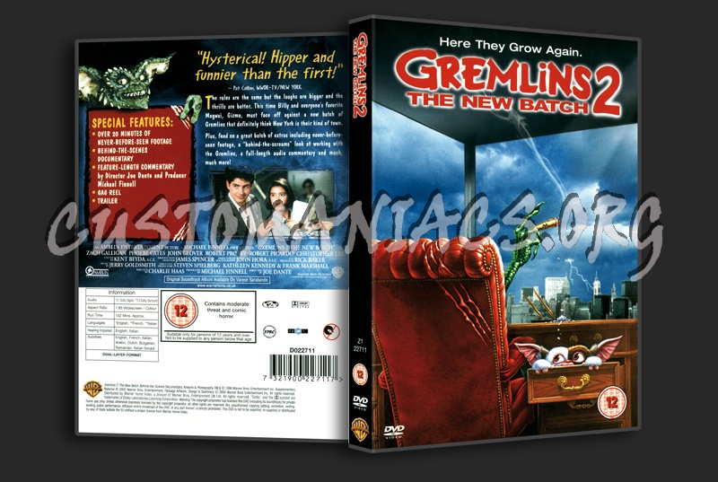 Gremlins 2 The New Batch dvd cover
