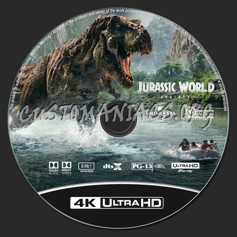 Jurassic World: Rebirth 4K blu-ray label