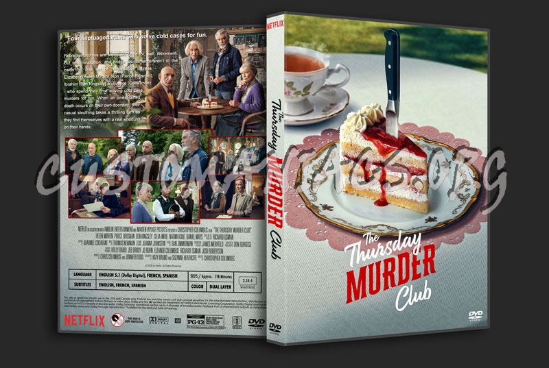 The Thursday Murder Club (2025) dvd cover