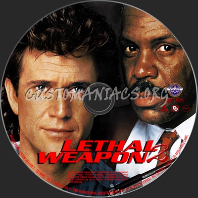 Lethal Weapon 2 dvd label