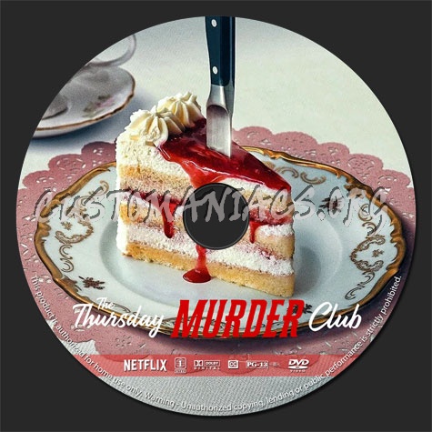 The Thursday Murder Club (2025) dvd label