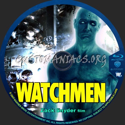 Watchmen blu-ray label