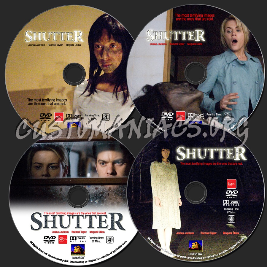 Shutter dvd label