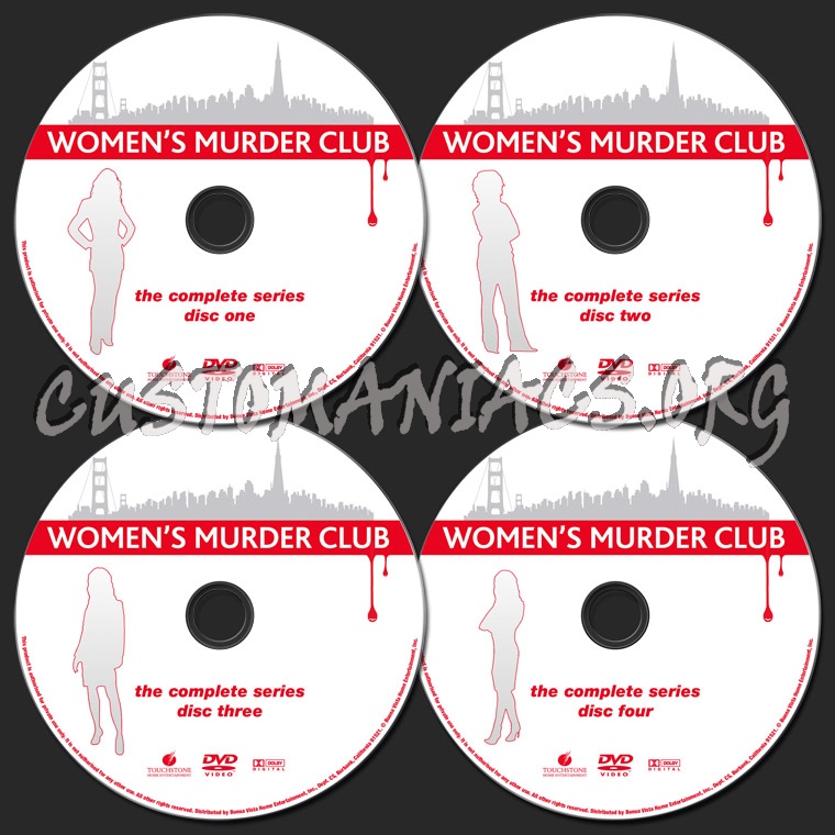 Women's Murder Club dvd label