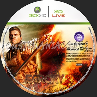 Far Cry 2 dvd label