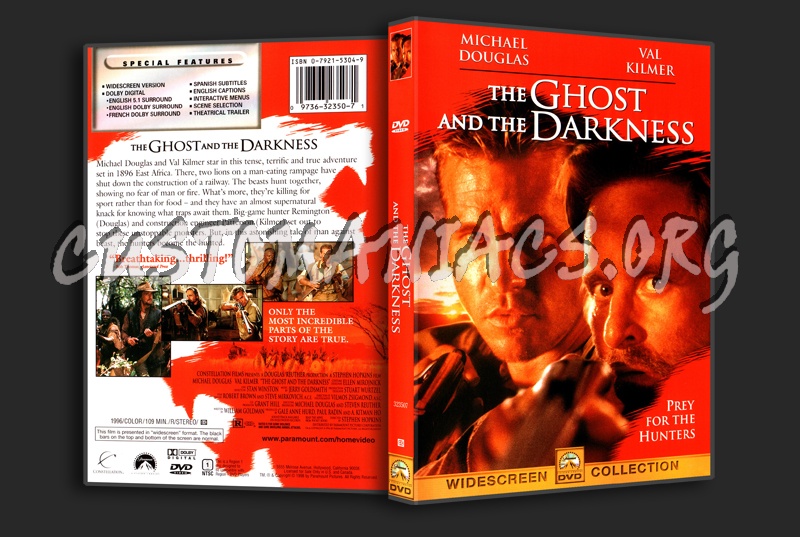 The Ghost And The Darkness dvd cover