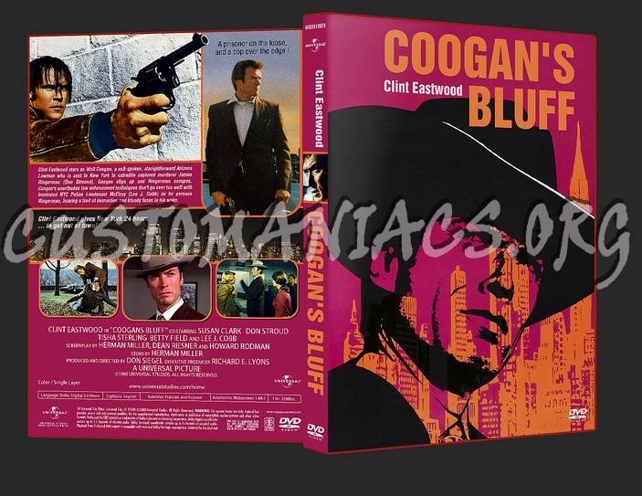Coogan's Bluff dvd cover