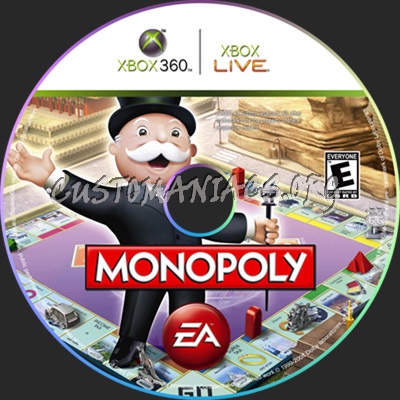 Monopoly dvd label