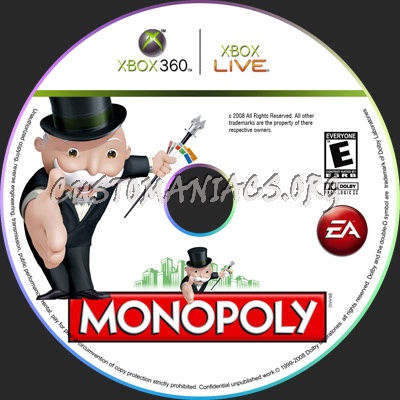 Monopoly dvd label
