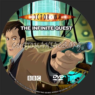 Doctor Who: The Infinite Quest dvd label