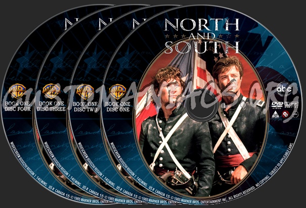 North and South Book 1 dvd label