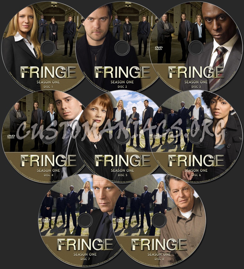 Fringe Season 1 dvd label