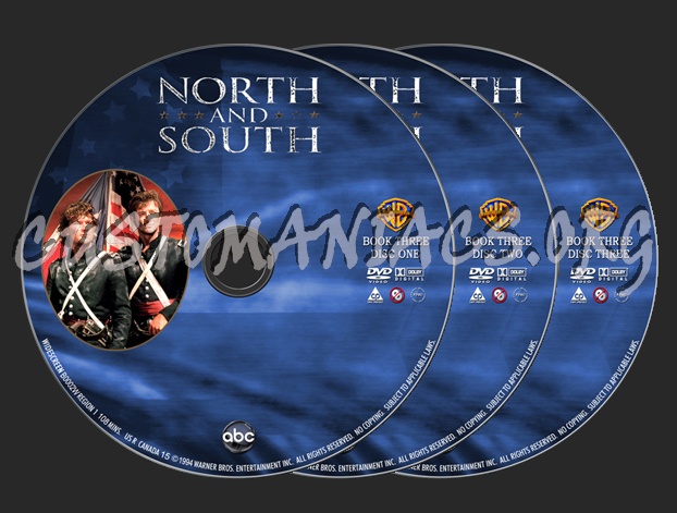 North and South Book 3 dvd label