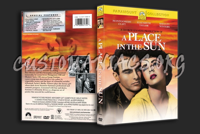 A Place in the Sun dvd cover