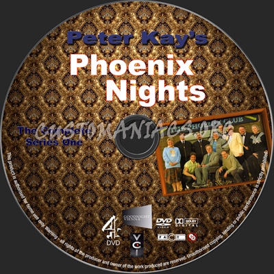 Phoenix Nights Series 1 dvd label