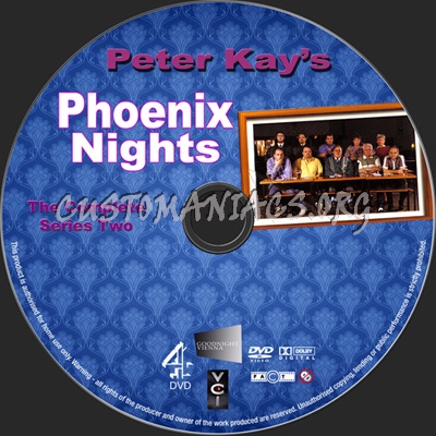 Phoenix Nights Series 2 dvd label