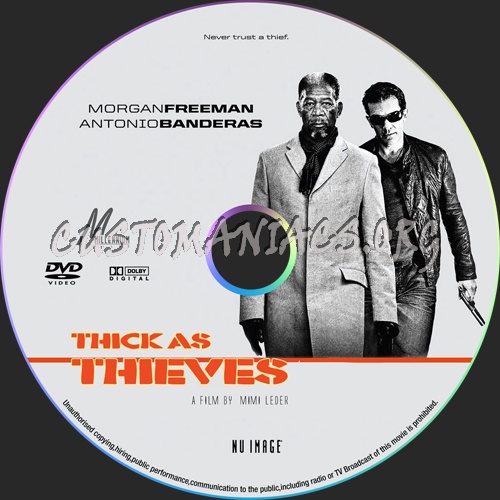 Thick as Thieves dvd label