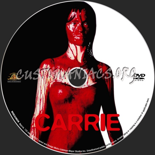 Carrie 2002 dvd label