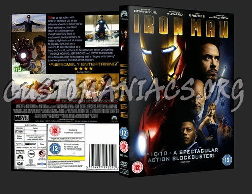 Iron Man dvd cover