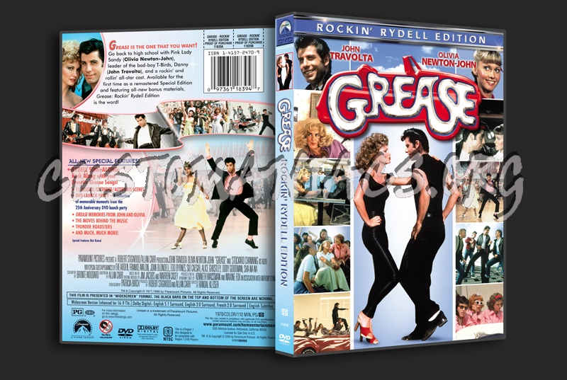Grease dvd cover