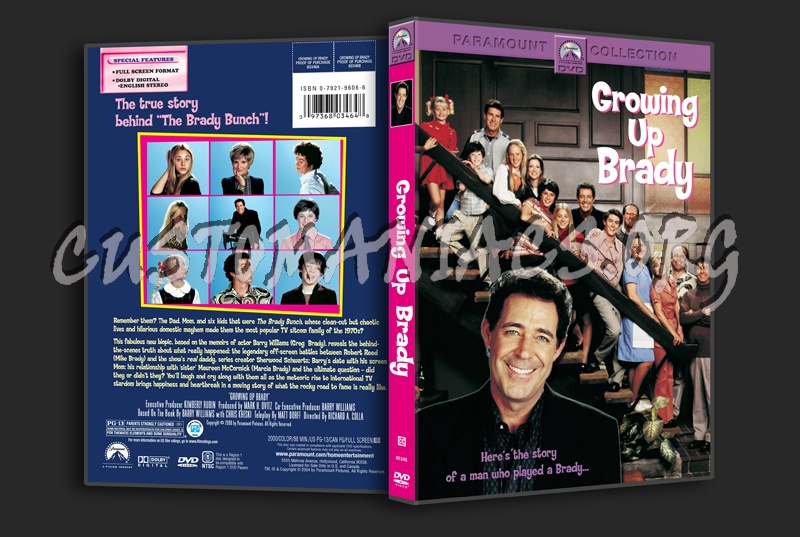 Growing Up Brady dvd cover