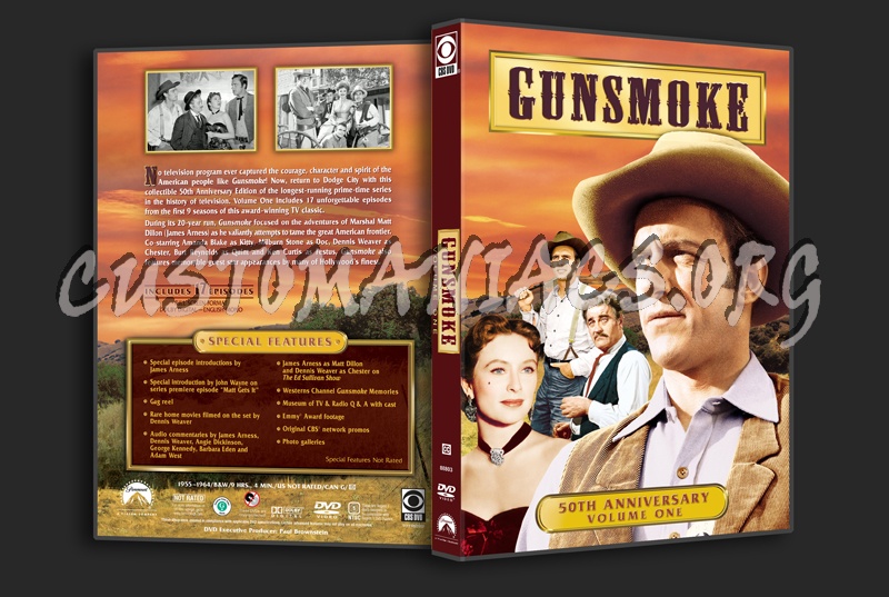 Gunsmoke Volume 1 dvd cover