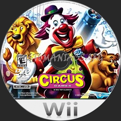 Circus Games dvd label