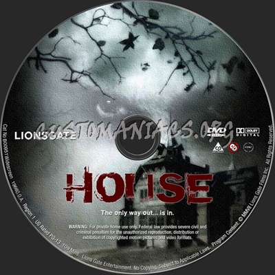 House dvd label