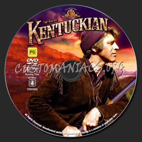 The Kentuckian dvd label