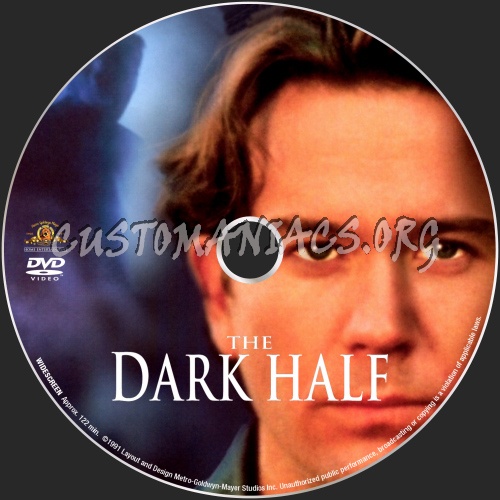 The Dark Half dvd label