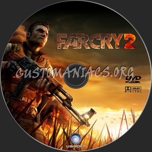 Far Cry 2 PC dvd label