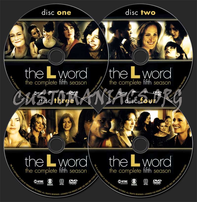 L Word Season 5 dvd label