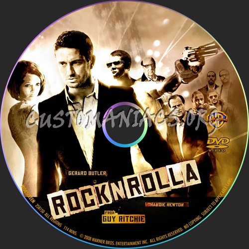 RocknRolla dvd label