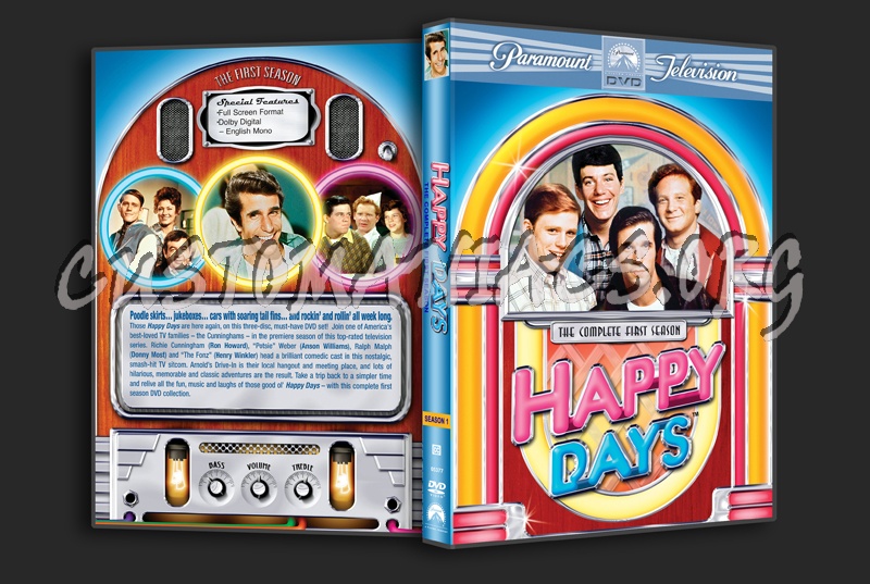 Happy Days Season 1 dvd cover