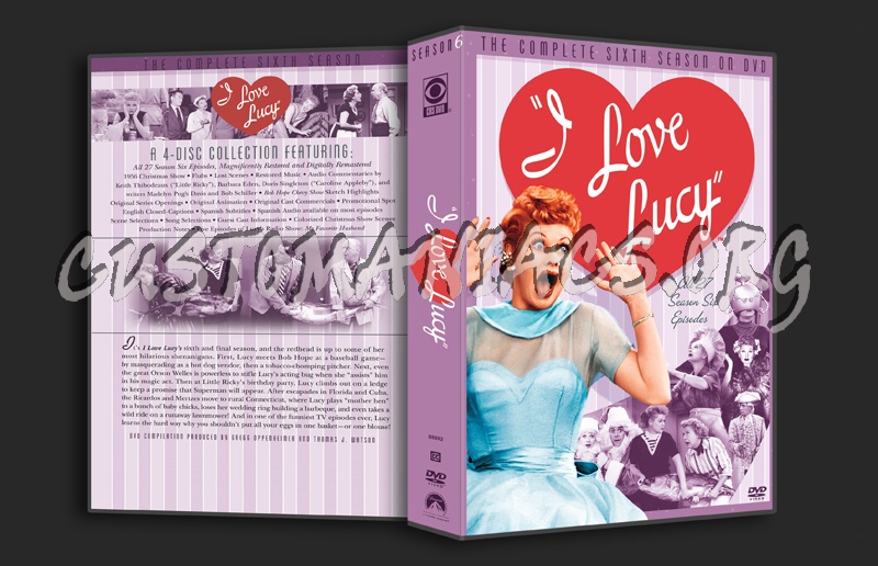 I Love Lucy Season 6 dvd cover