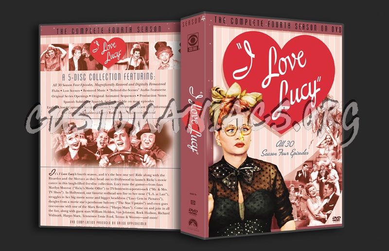 I Love Lucy Season 4 dvd cover