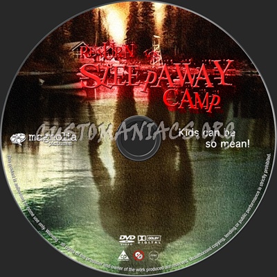Return to Sleepaway Camp dvd label