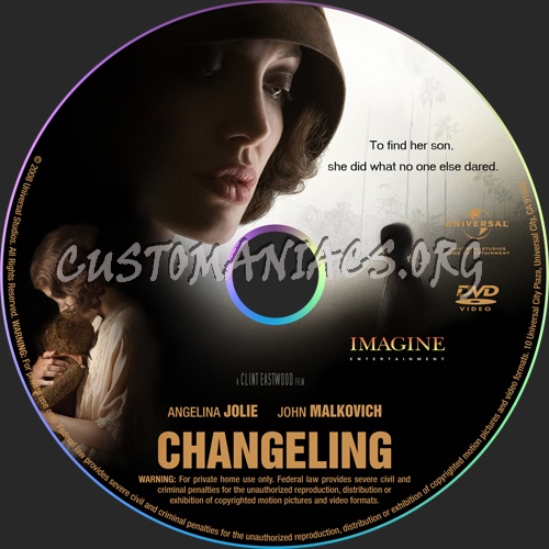 Changeling dvd label