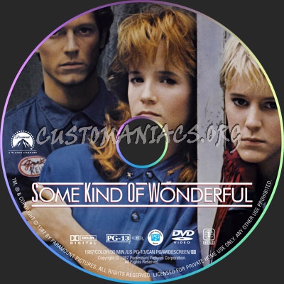 Some Kind of Wonderful dvd label