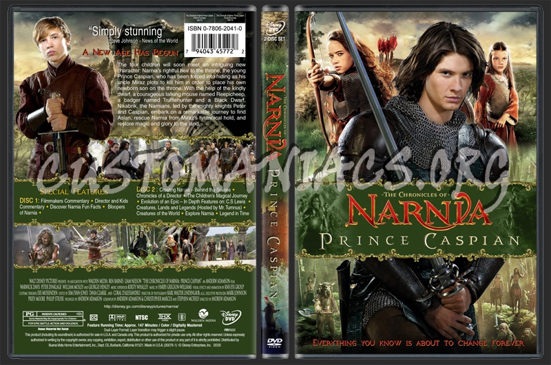 Chronicles of Narnia: Prince Caspian dvd cover