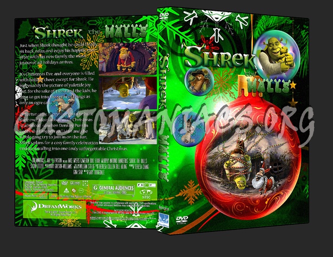 Shrek The Halls dvd cover