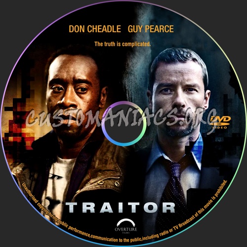 Traitor dvd label