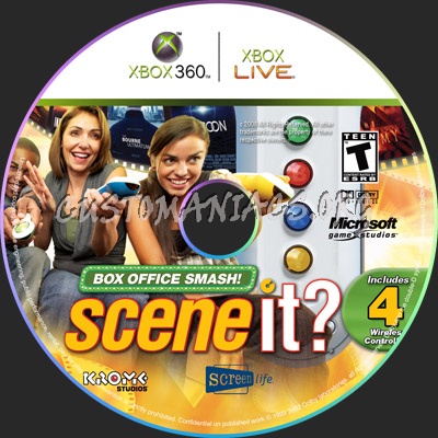 Scene It? Box Office Smash! dvd label