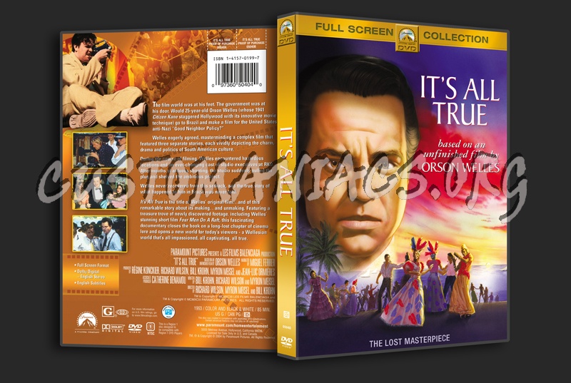 It's All True dvd cover