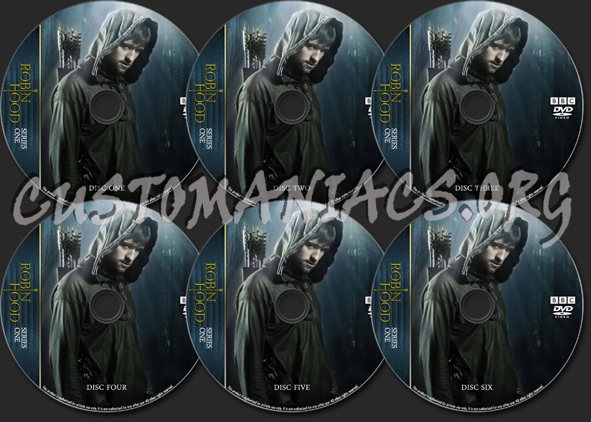 Robin Hood (2006) - Series One dvd label