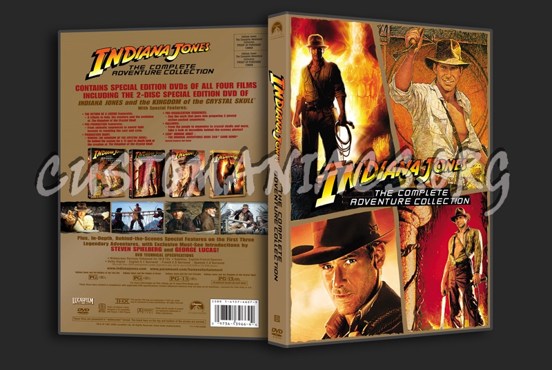 Indiana Jones Collection dvd cover