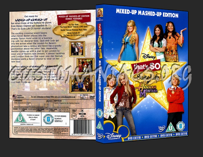 Thats So Suite Life Of Hannah Montana dvd cover