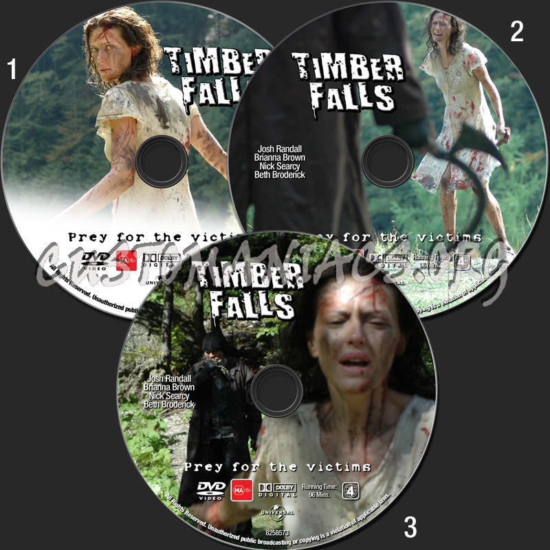 Timber Falls dvd label