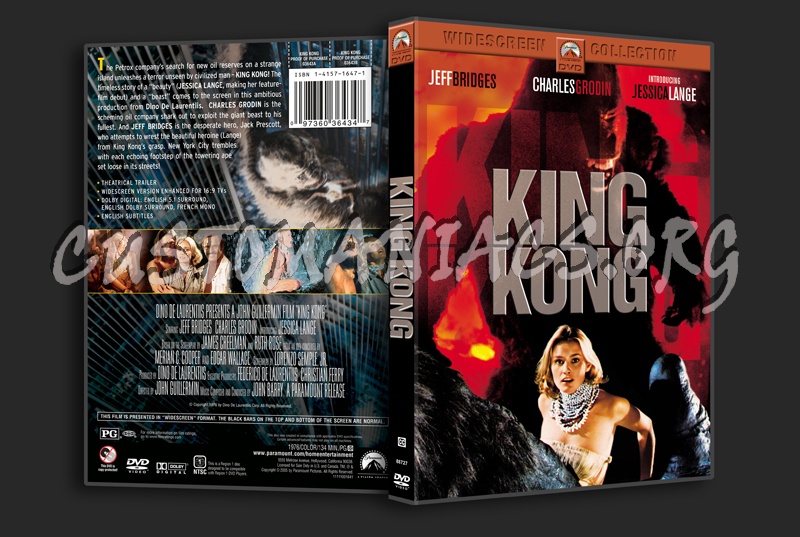 King Kong (1976) dvd cover