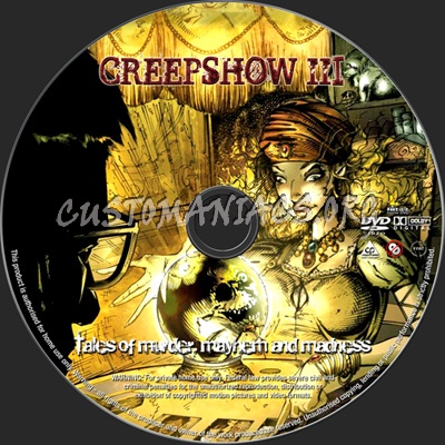 Creepshow III dvd label